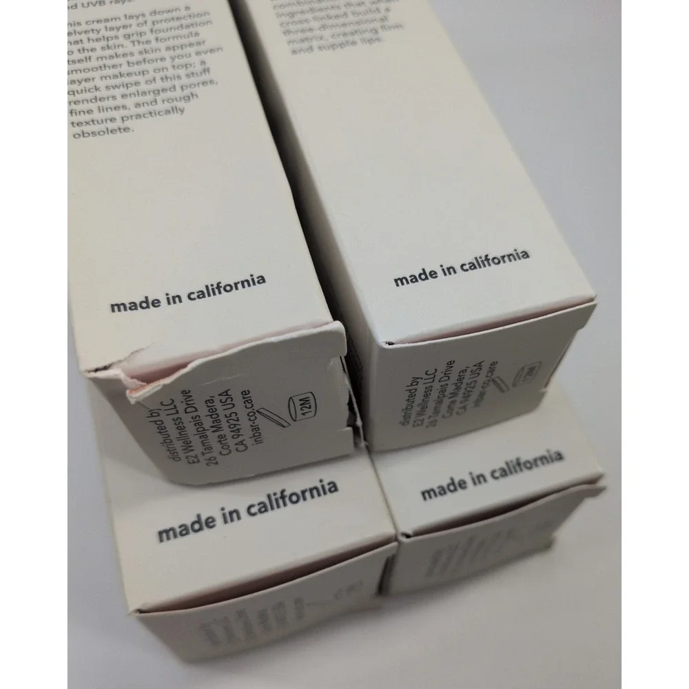 $198 RETAIL LOT 4!🖤INBAR +Co.‎ Shield Primer Lip Cream C-MicroEmulsion Cleanser